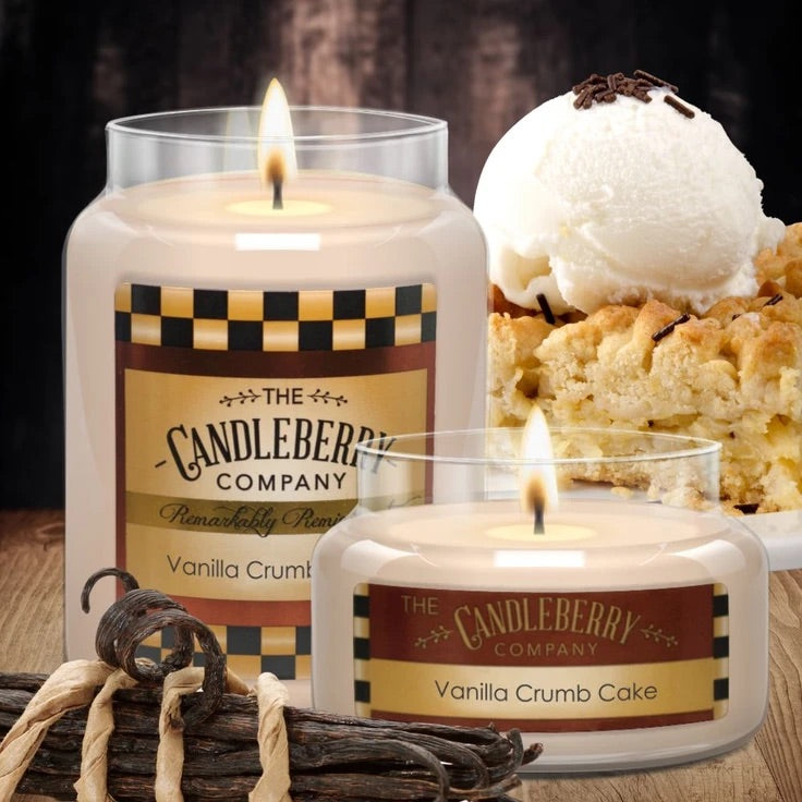 Candleberry Candle Vanilla Crumb Cake 26oz
