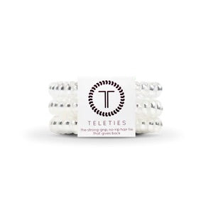 Teleties Hair Ties Small ~Crystal Clear