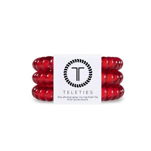 Teleties Hair Ties Small ~Scarlet Red