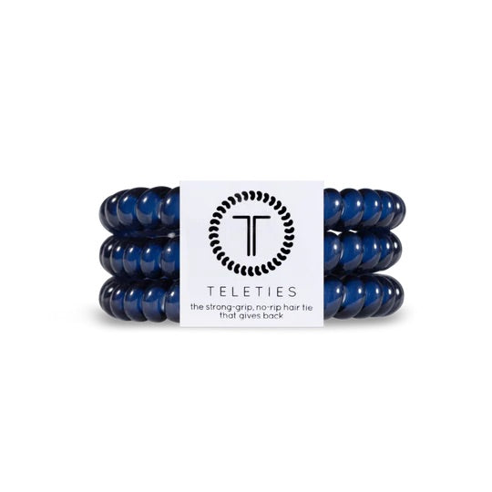 Teleties Hair Ties Small ~Nantucket Navy
