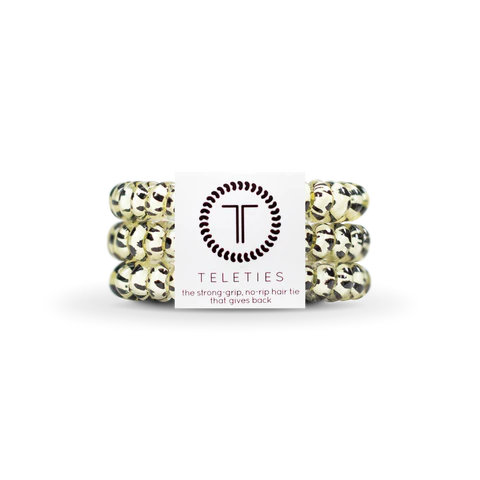 Teleties Hair Ties Small ~Snow Leopard