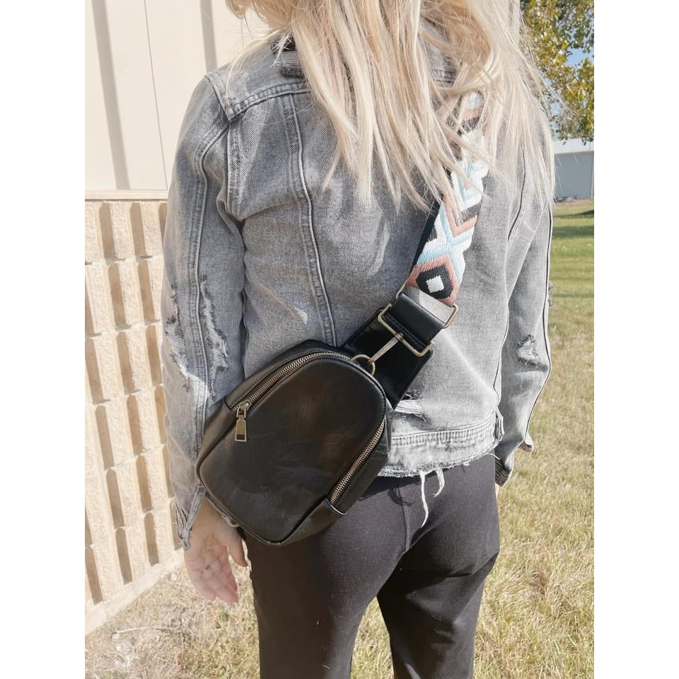Stilla Sling Bag Purse~Black