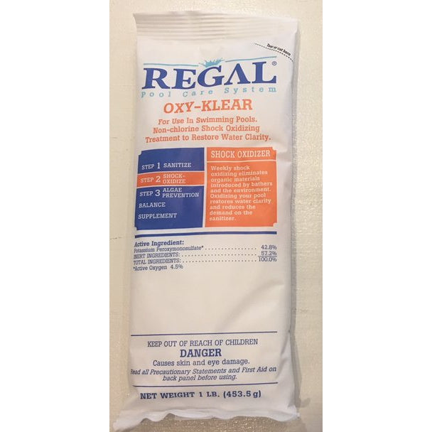 Regal Oxy Klear Non Chlorine Shock 1lb Bag