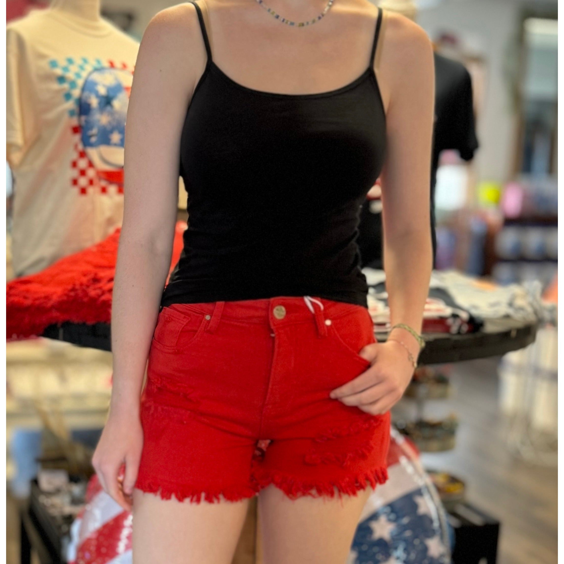 Red Shorts by Risen
