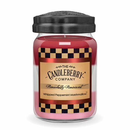 Candleberry Candle Whipped Peppermint Marshmallow 26oz