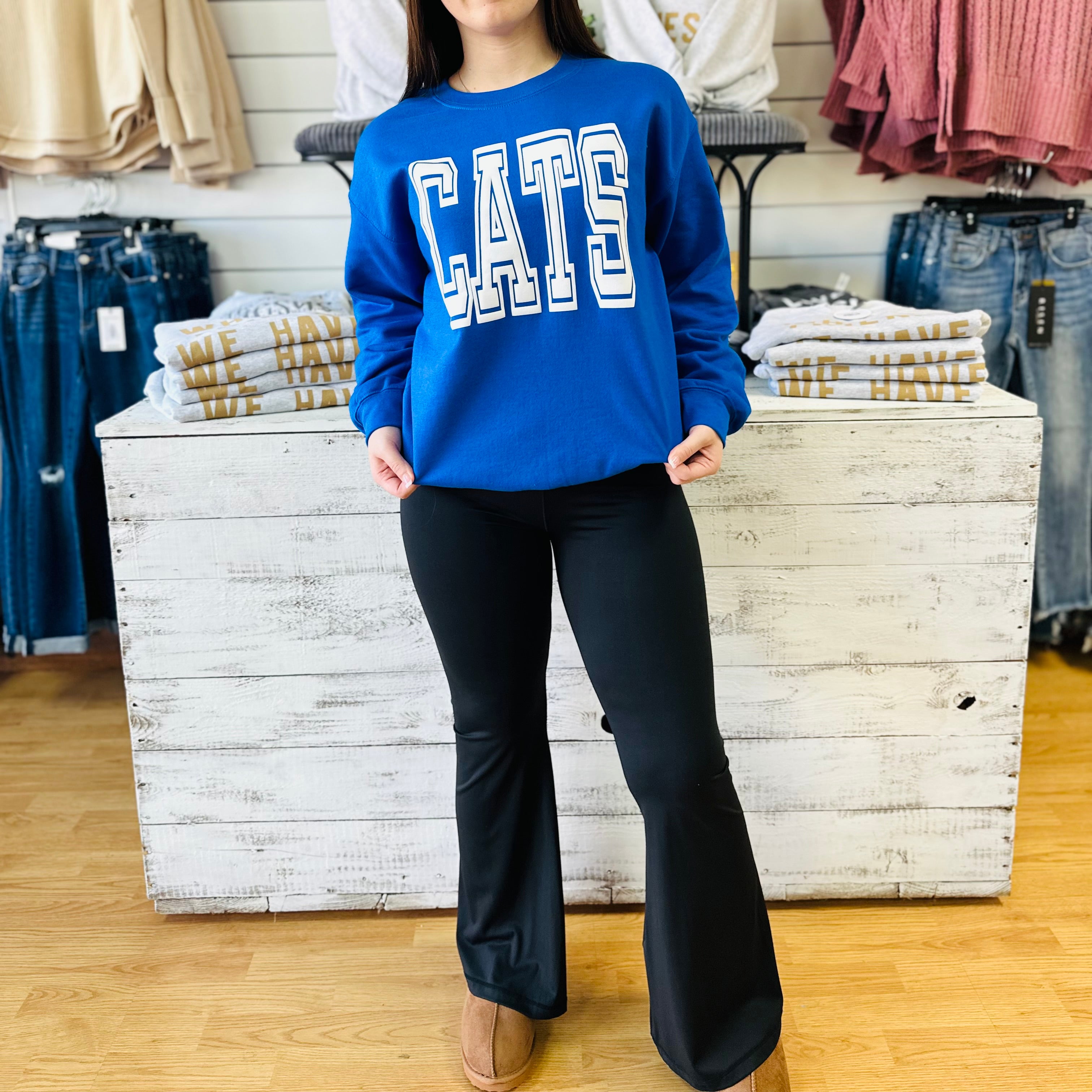 Black Flare Leggings by Simply Southern