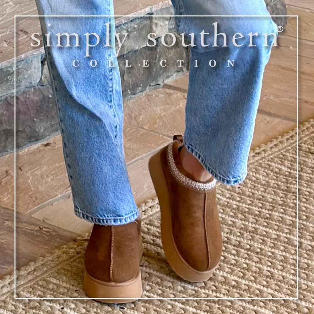 Brown Platform Slipper by Simply Southern