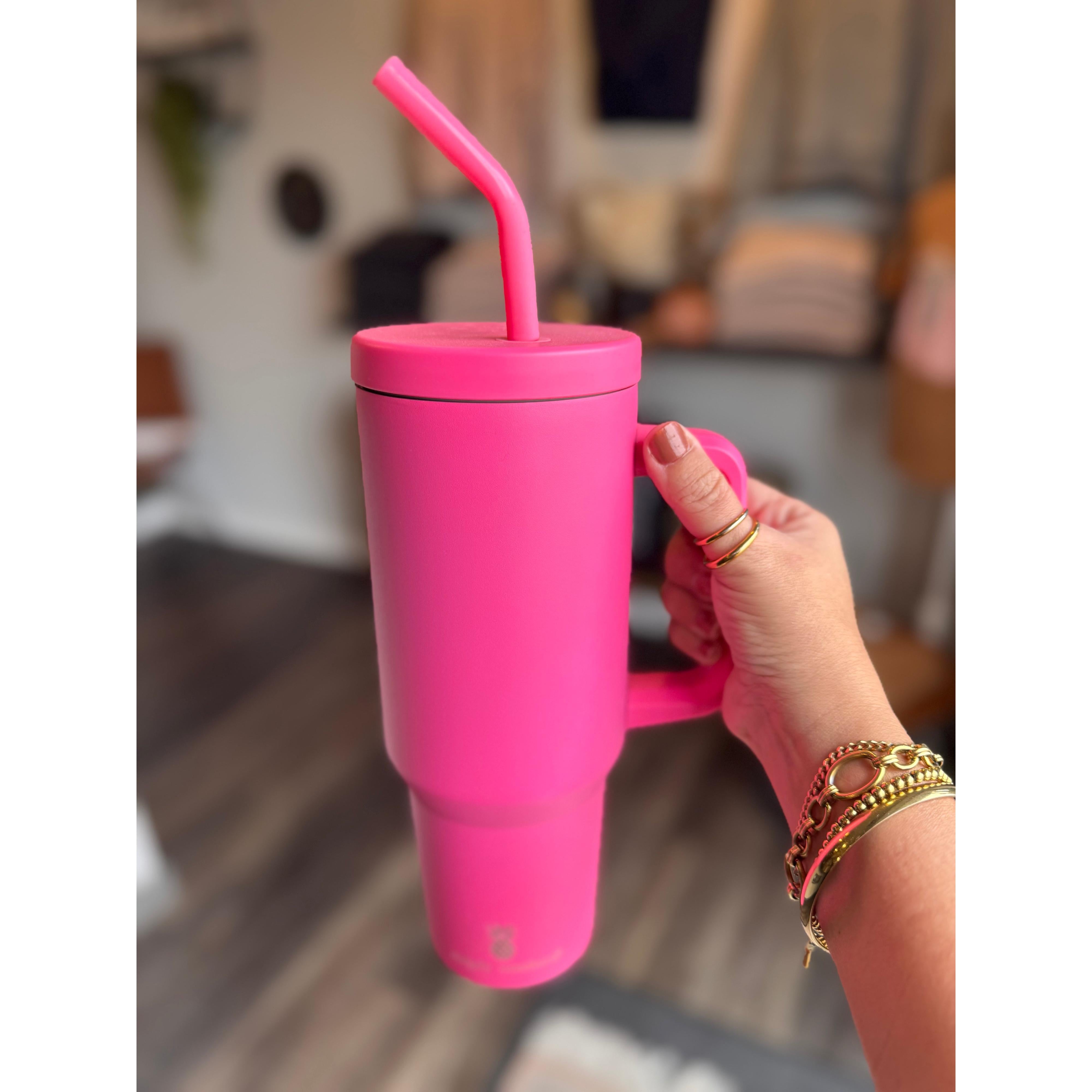 Solid Tumbler 40oz by Simply Southern~ Pink