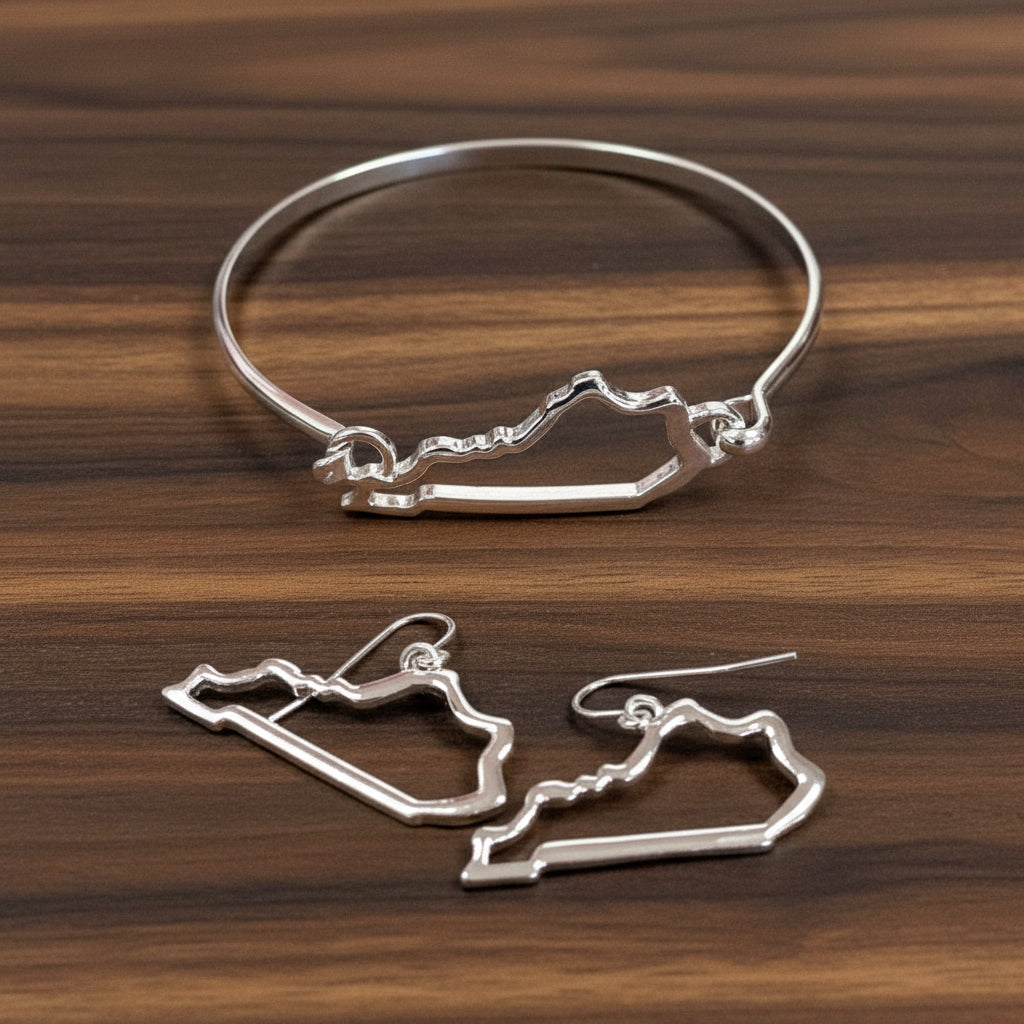 Kentucky State Earrings