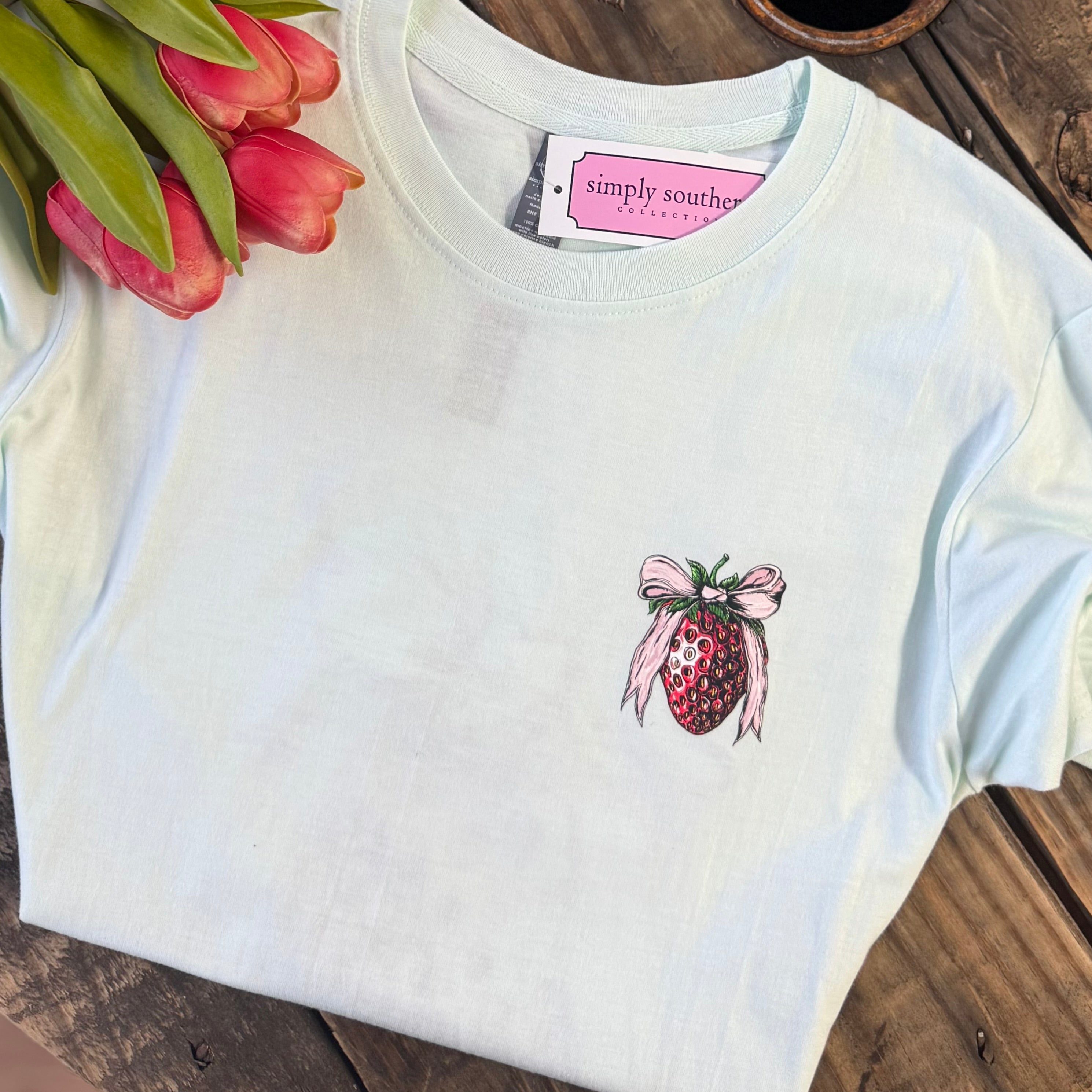 ‘Strawberry Festival’Short Sleeve Shirt by Simply Southern