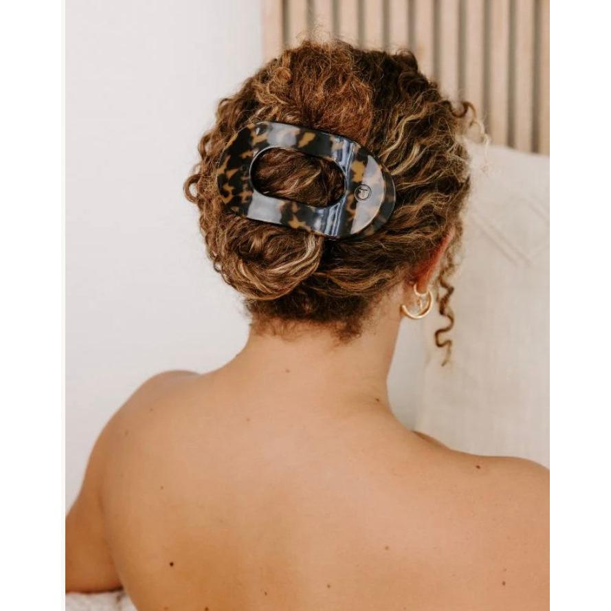 Teleties Large Flat Hair Clip~Tortoise