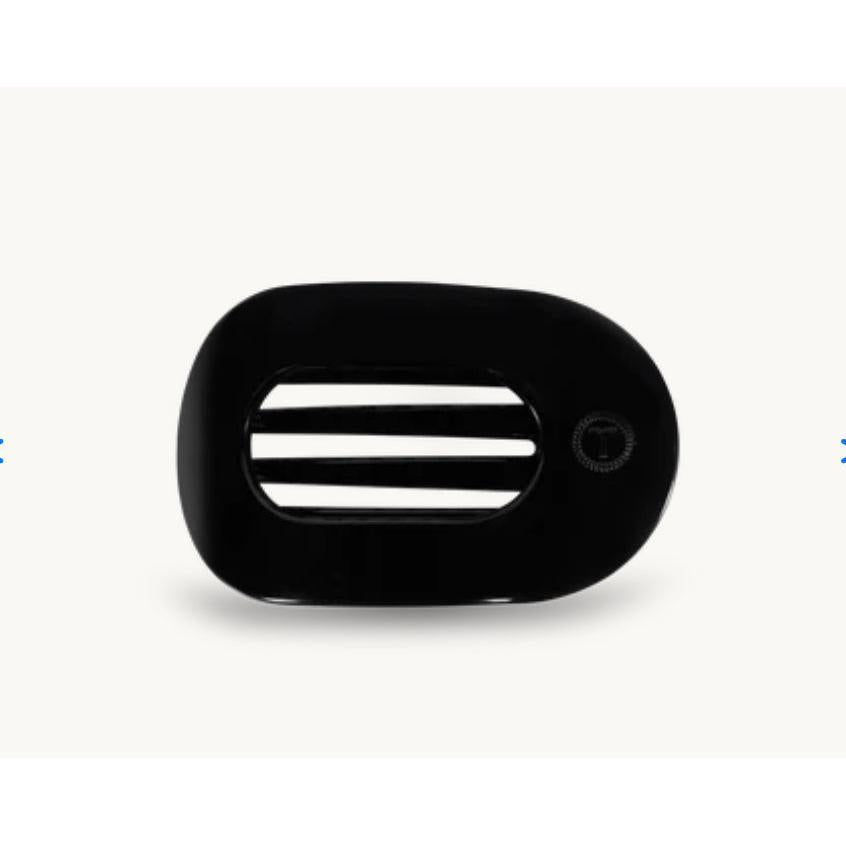 Teleties Large Flat Hair Clip~Jet Black