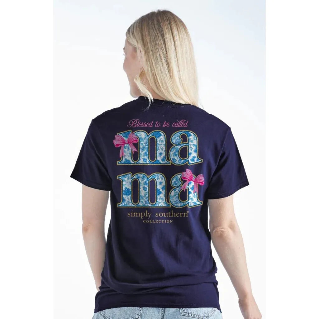 ‘Blessed Mama' Short Sleeve Shirt by Simply Southern