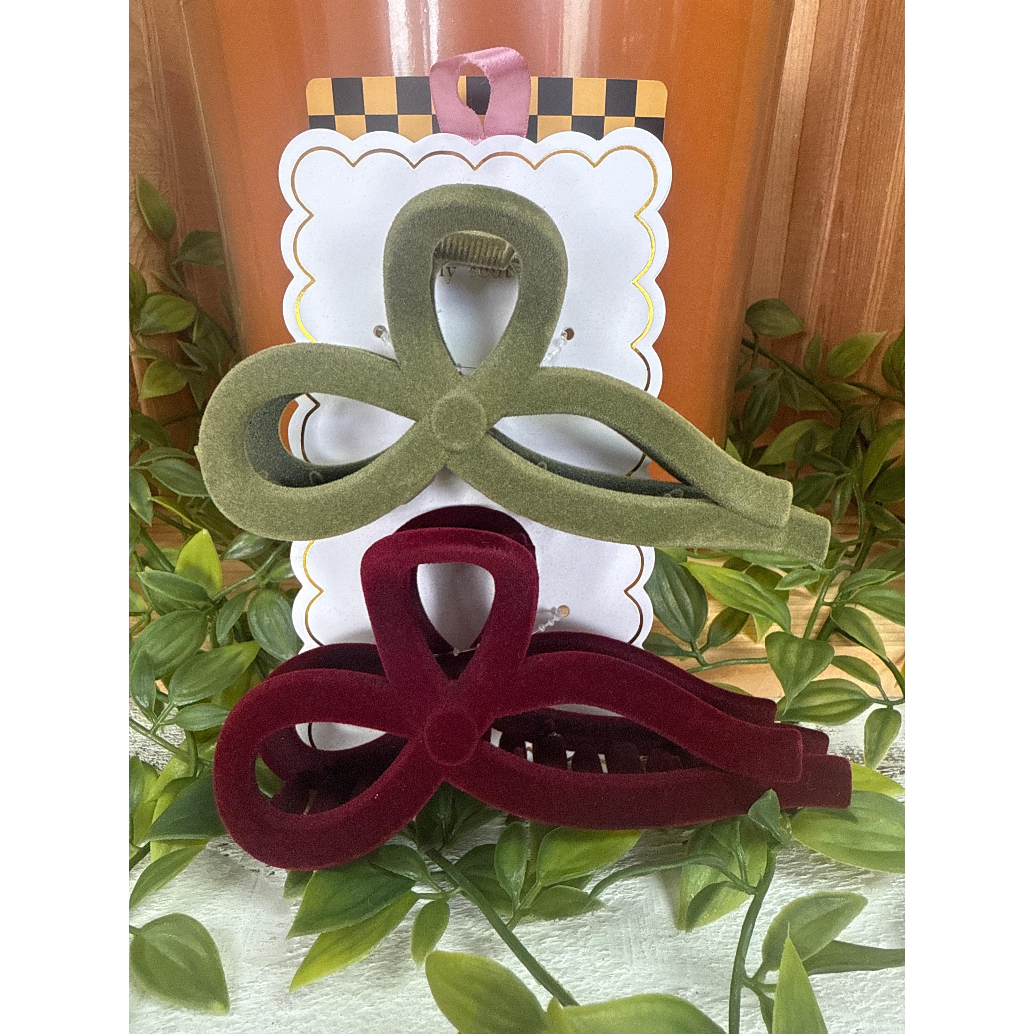 Hair Clip~Red Bow~Simply Southern