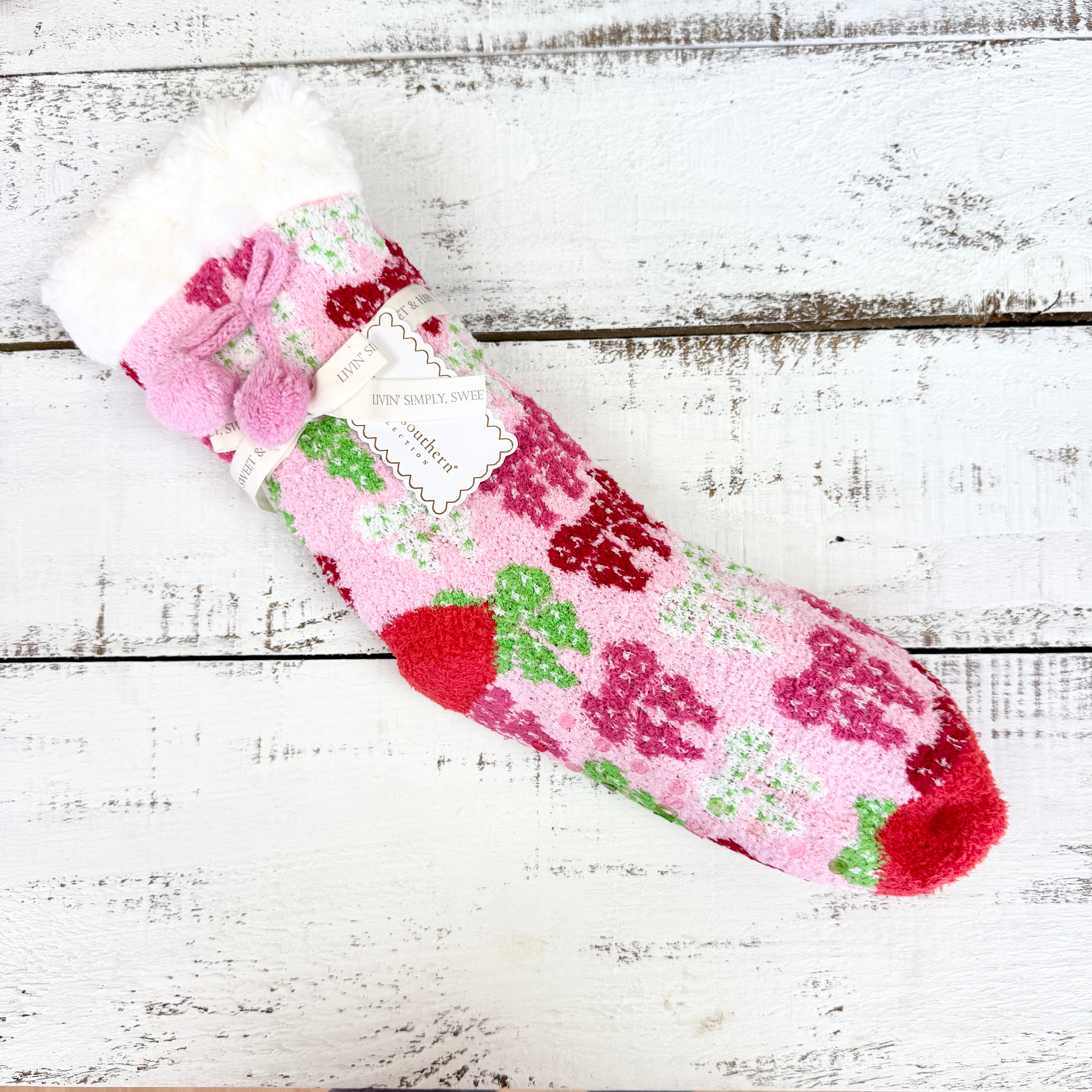 Camper Socks by Simply Southern~Holiday Dots