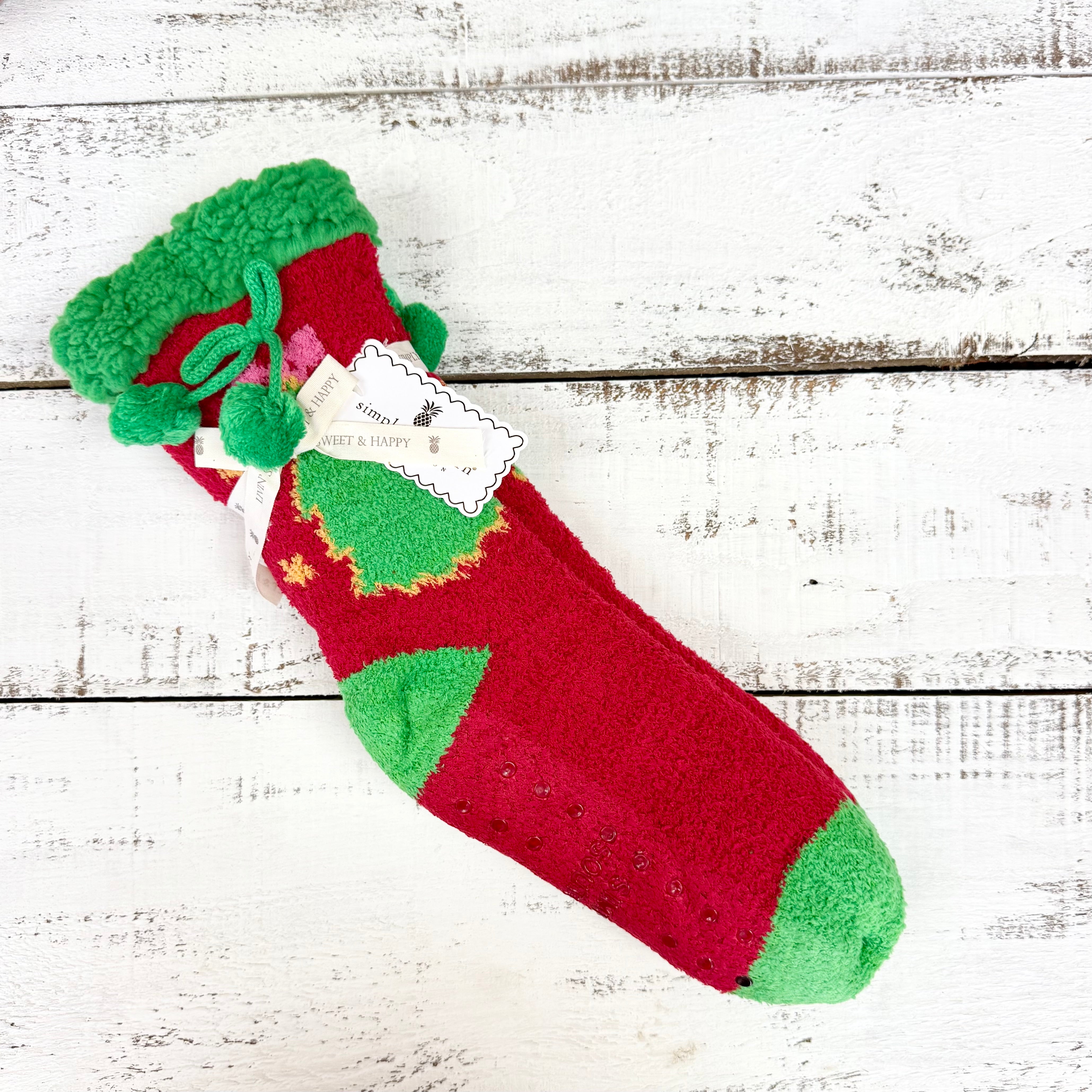 Camper Socks by Simply Southern~Holiday Tree