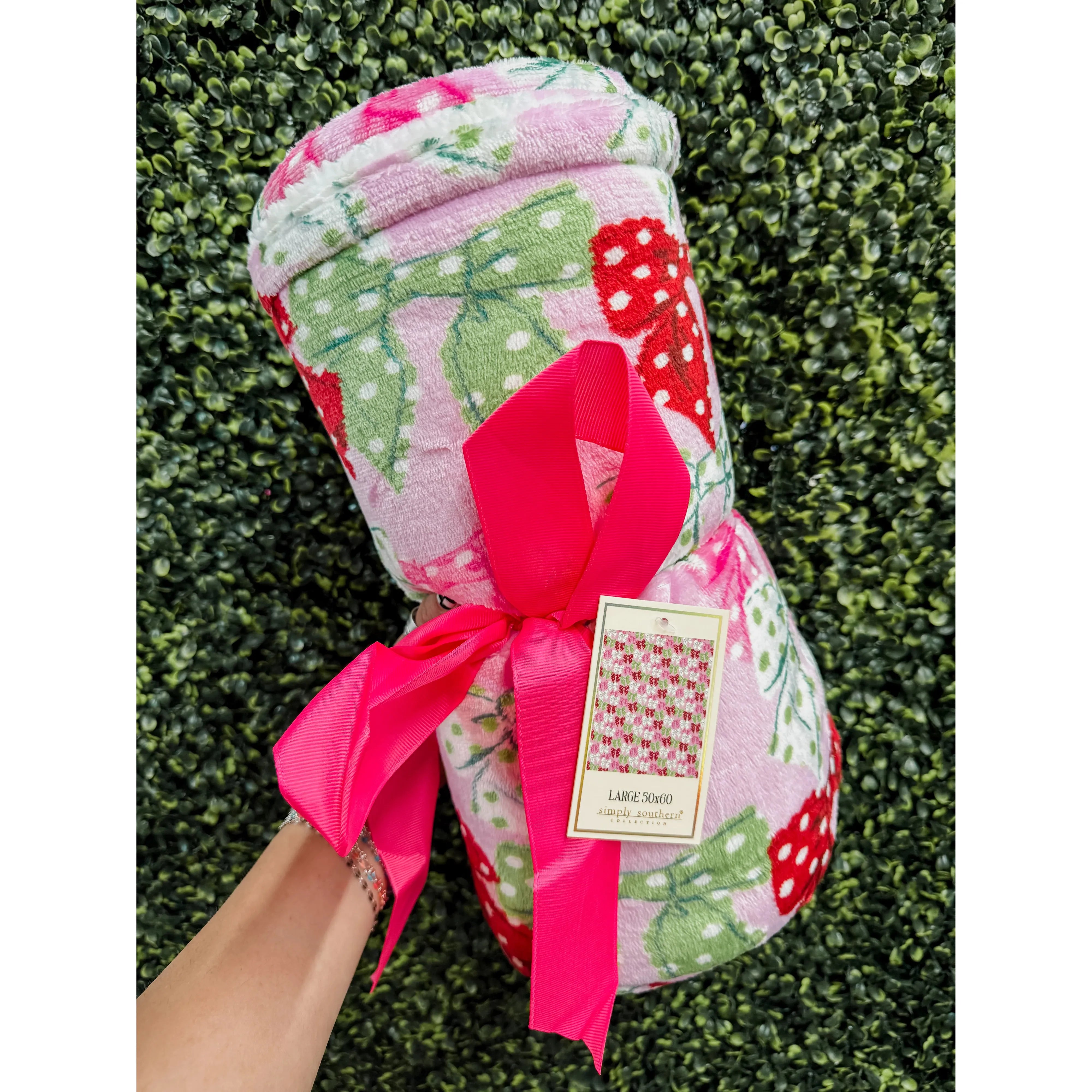 Blanket by Simply Southern~Holiday Dots