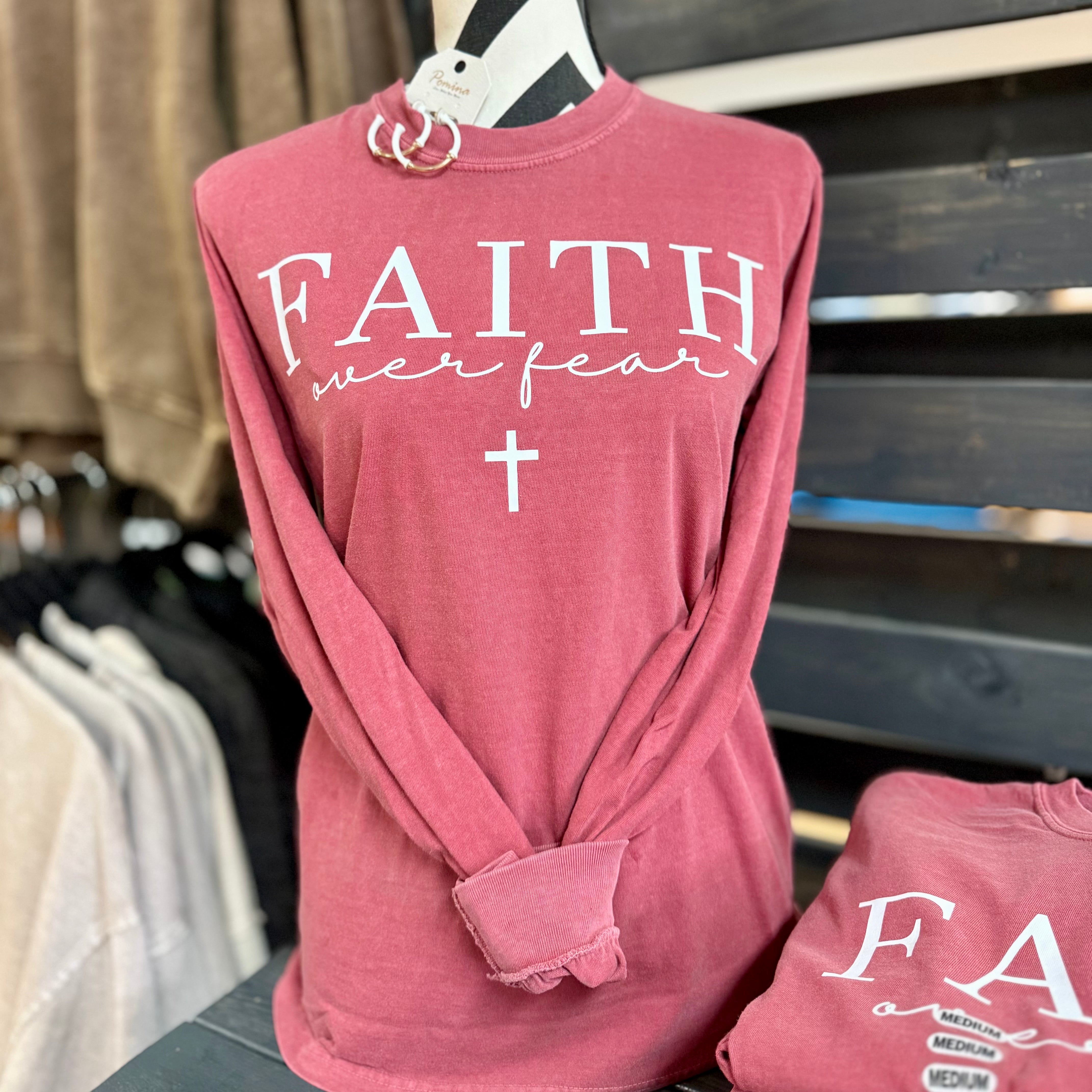 Faith Over Fear Long Sleeve CC