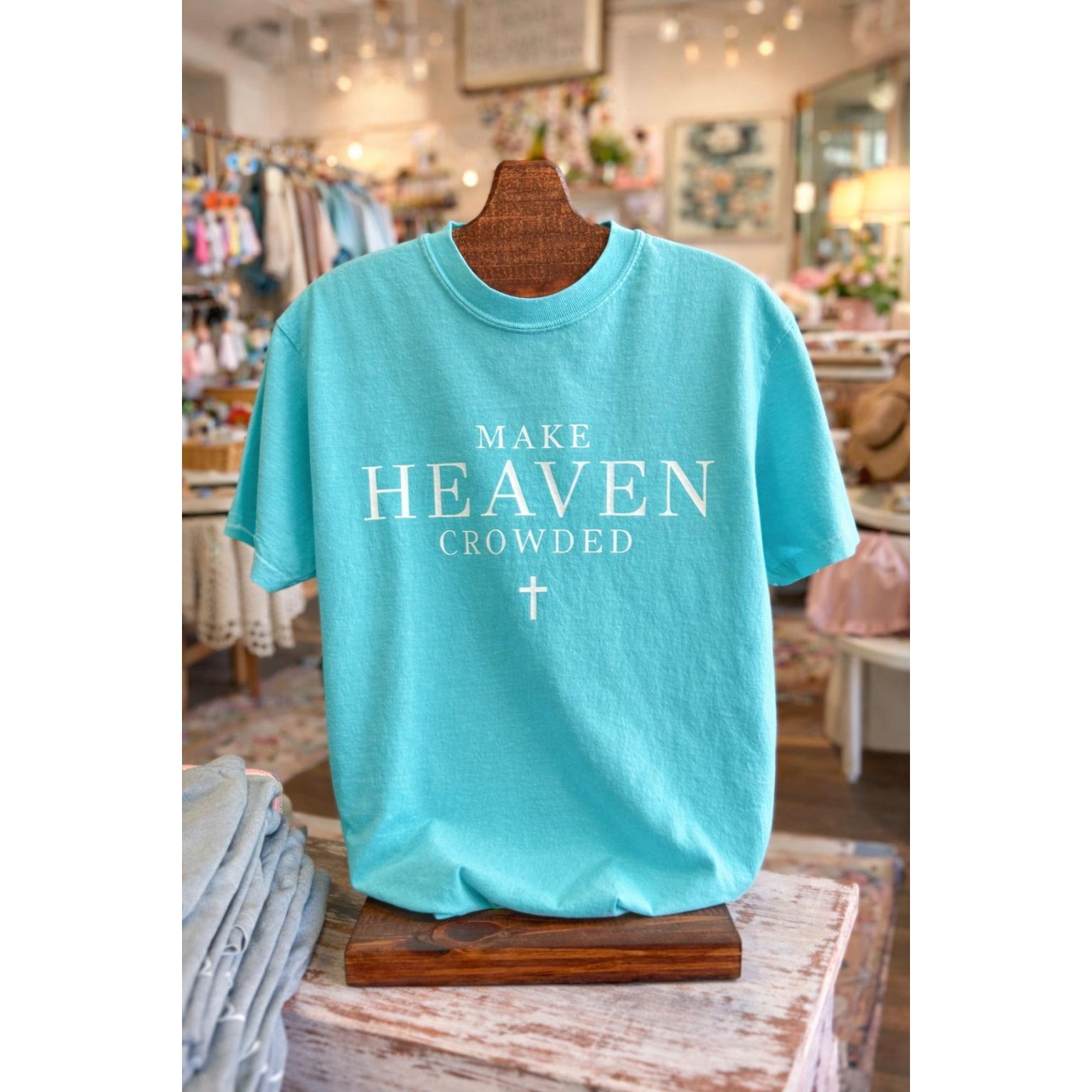 Make Heaven Crowded Mint Tee