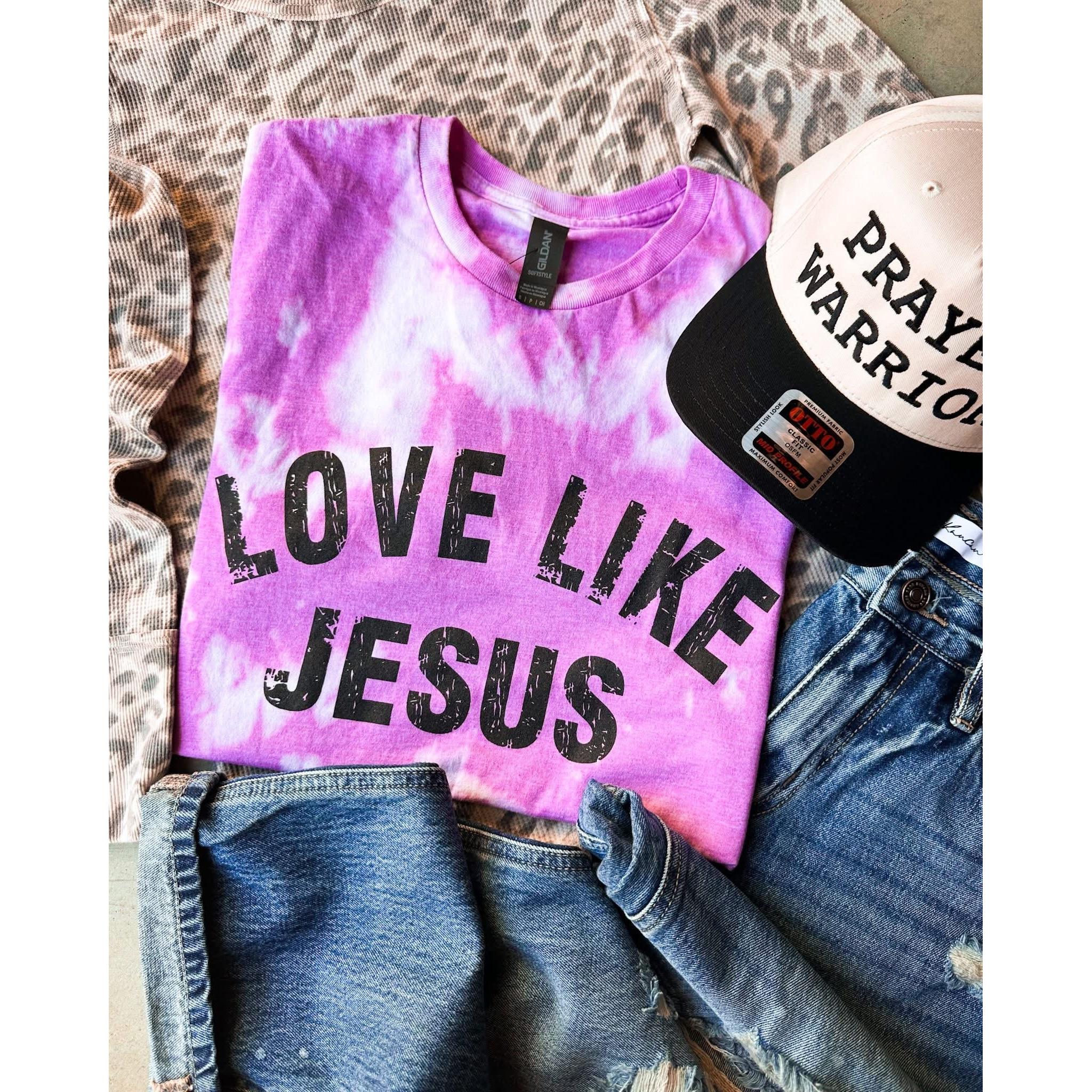 Love Like Jesus Bleach Tee