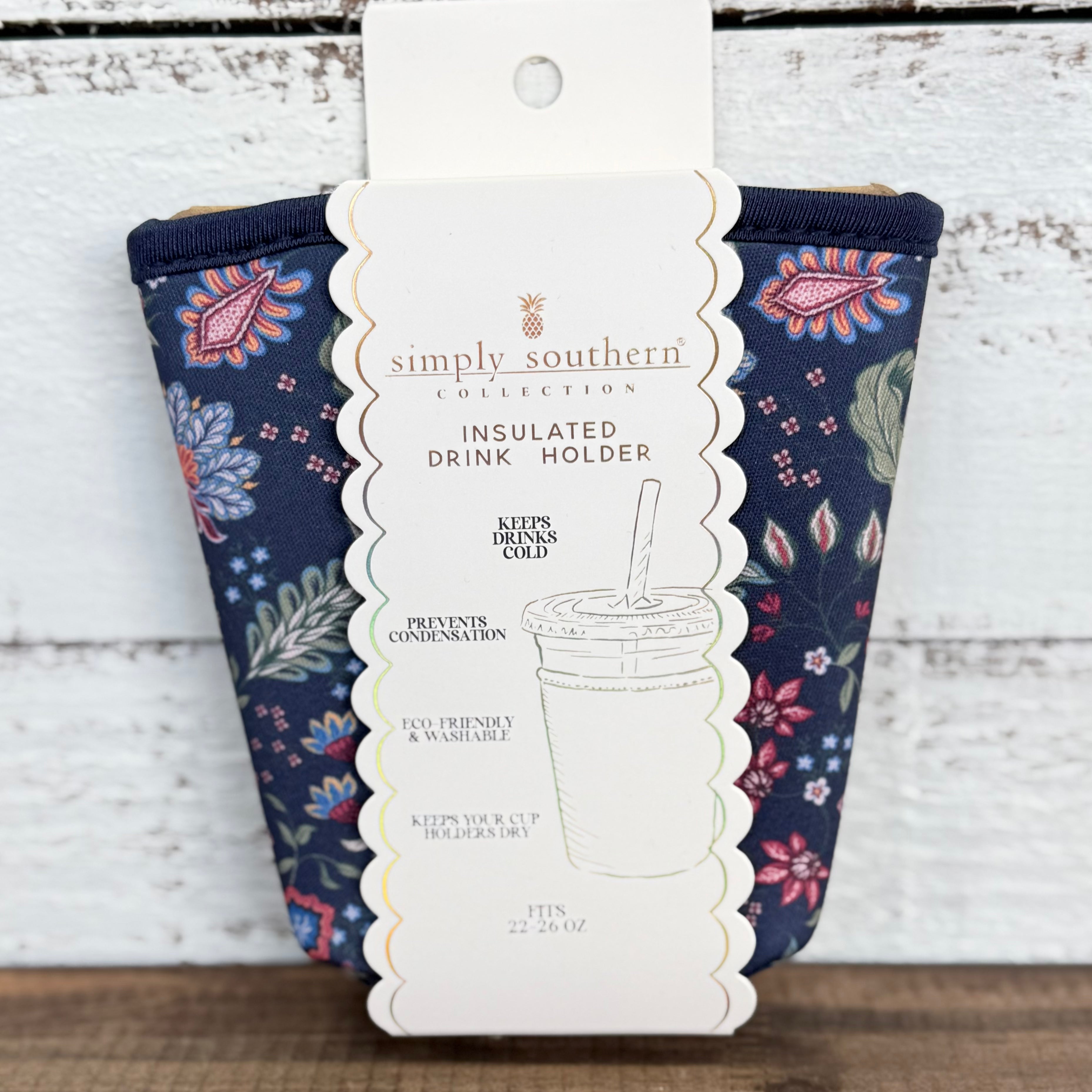 Drink Sleeve by Simply Southern~Small~Flower