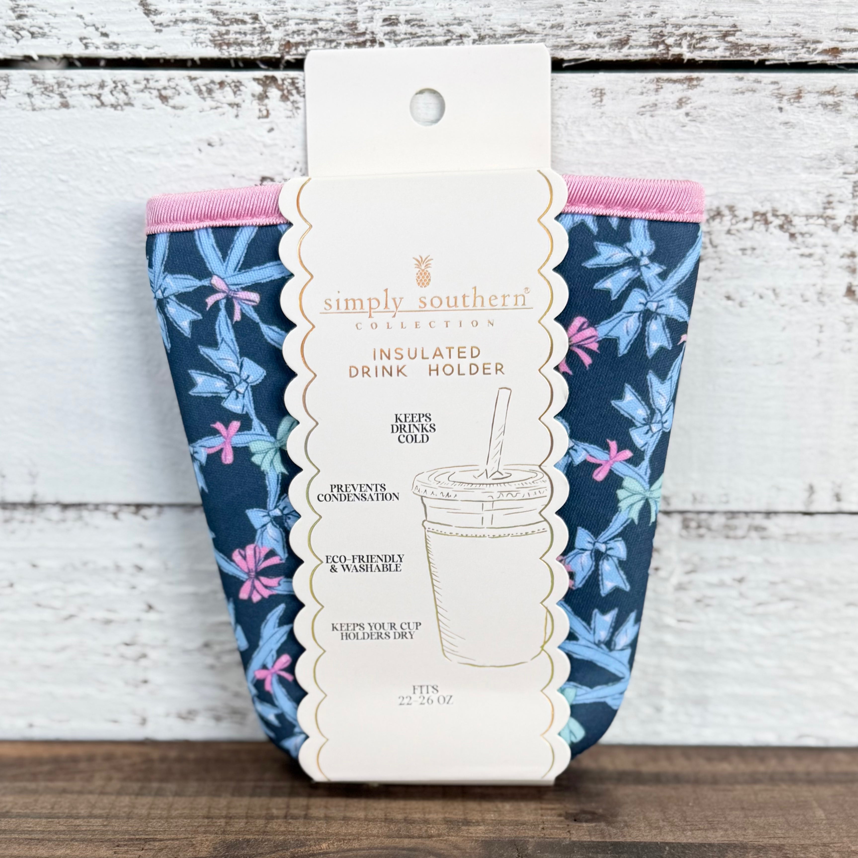 Drink Sleeve by Simply Southern~Small~Ribbon