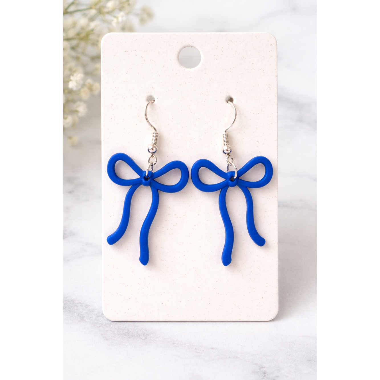Earrings Bow~Royal