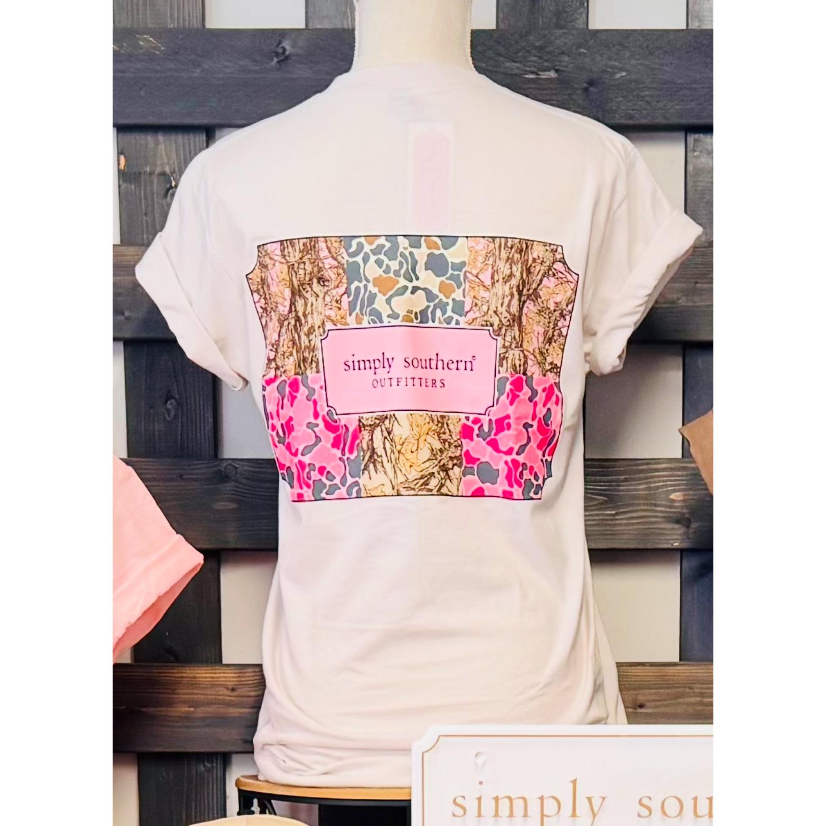 ‘Camo Logo’ Short Sleeve Shirt by Simply Southern