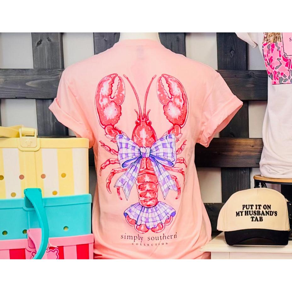 ‘Lobster’ Short Sleeve Shirt by Simply Southern