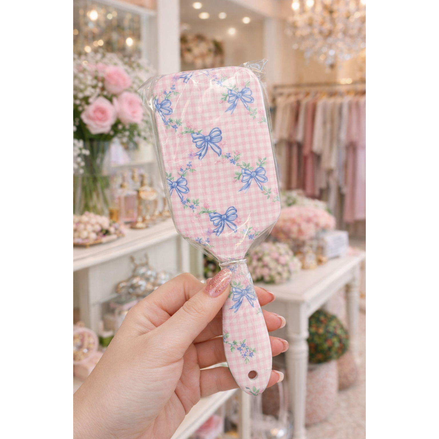 Brush by Simply Southern~Pink Gingham