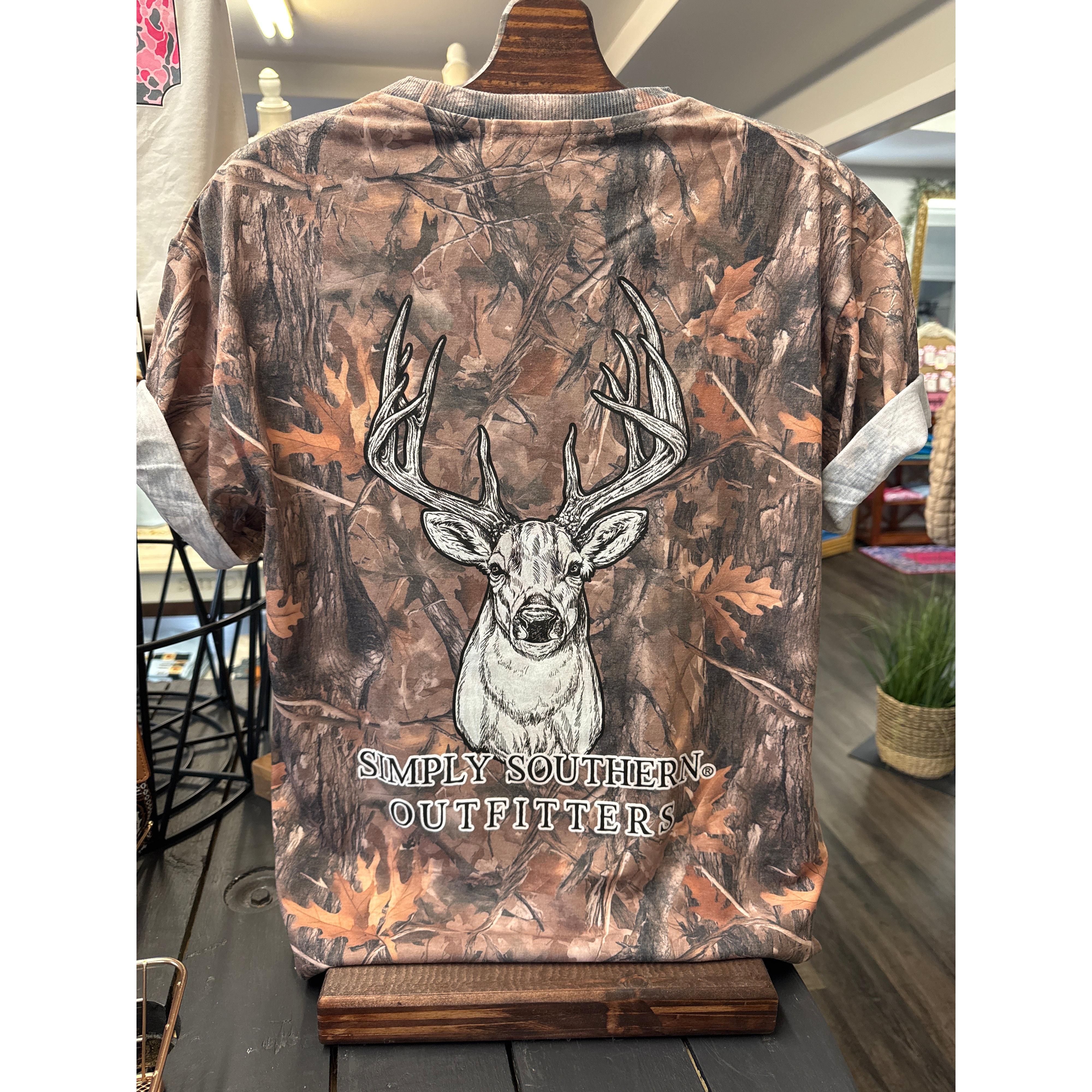 ‘Buck’ Short Sleeve Shirt Unisex by Simply Southern