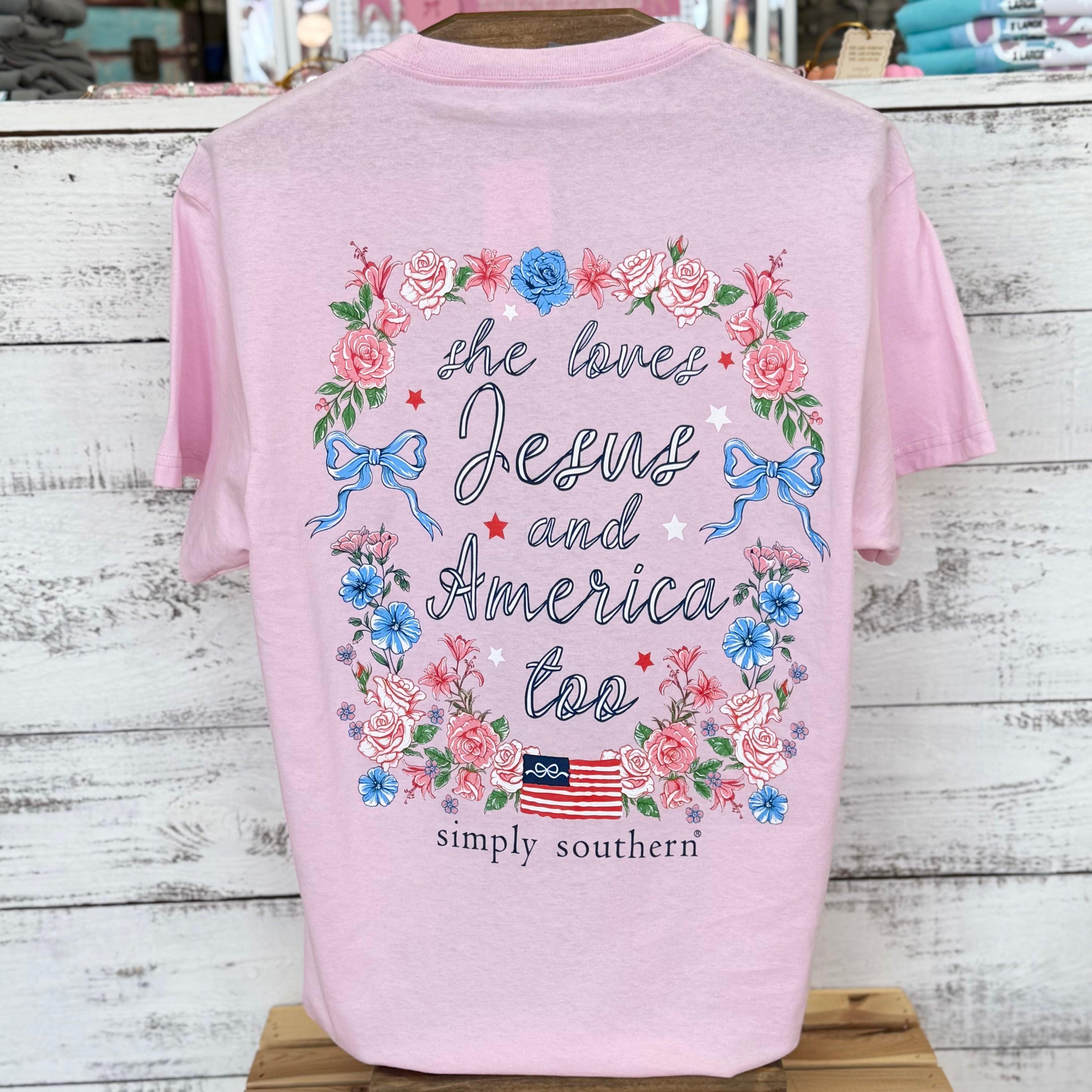 ‘Jesus’ Short Sleeve Shirt by Simply Southern