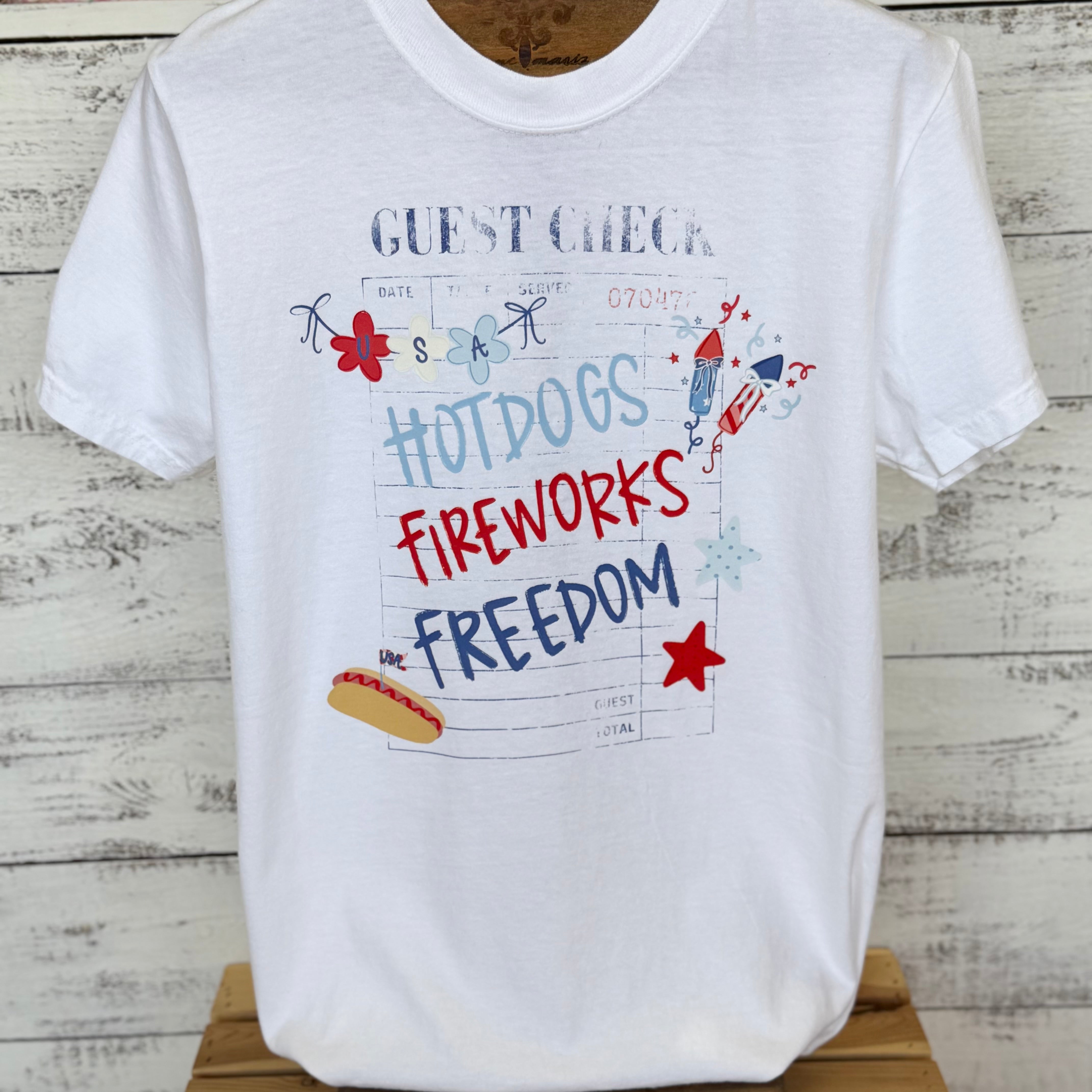 Freedom And Fireworks Tee