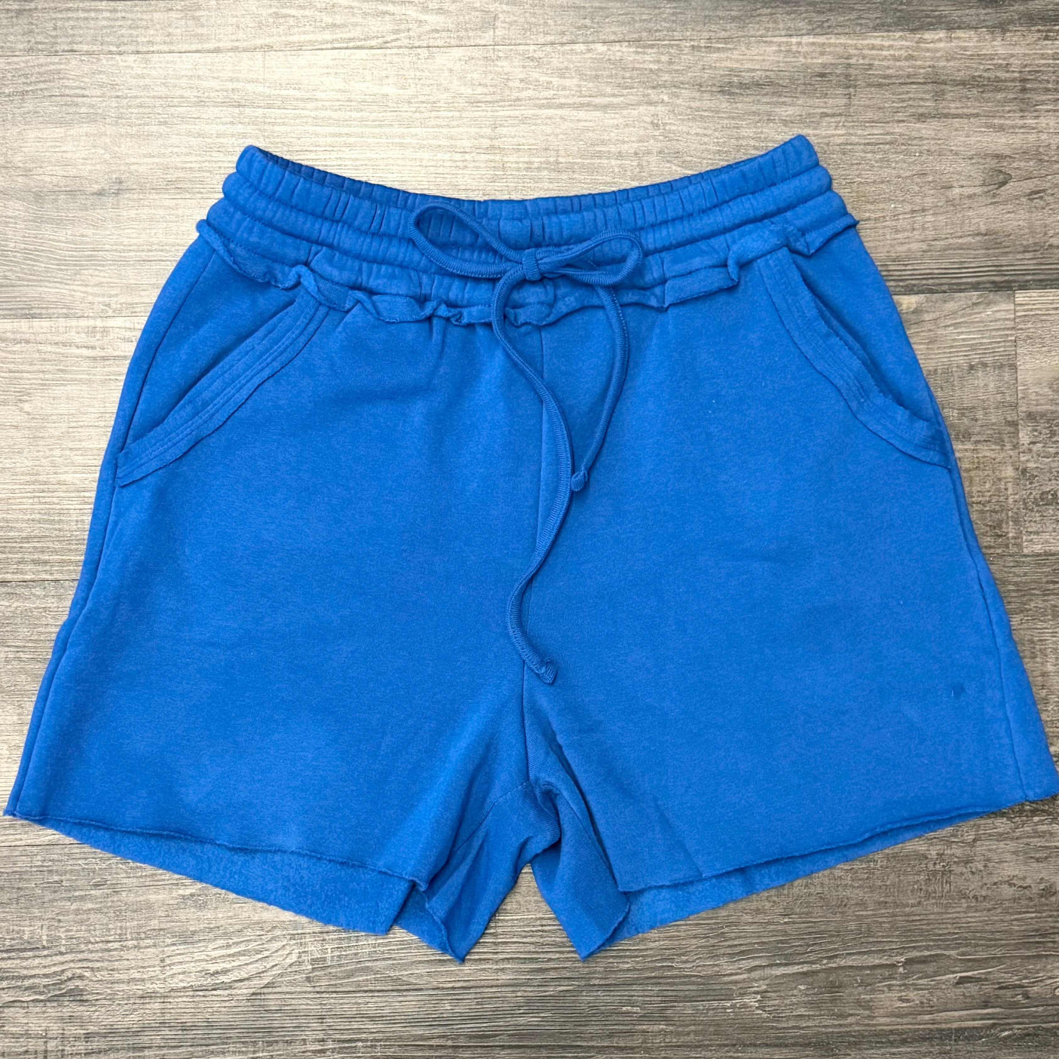 Draw String Shorts~Classic Blue