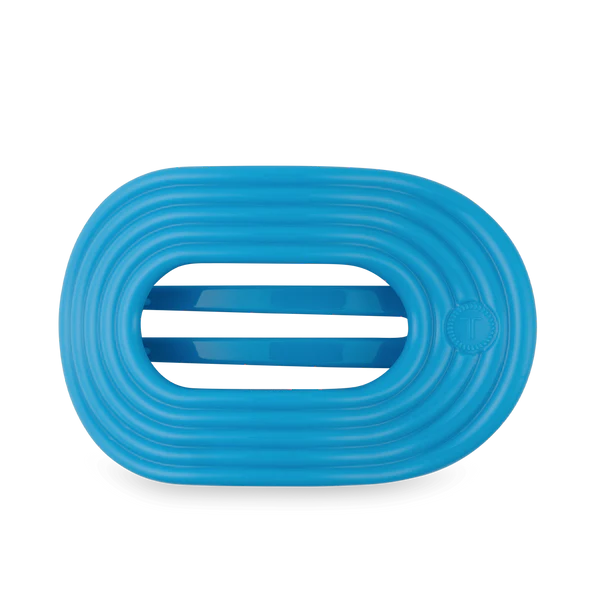 Teleties Large Flat Round Hair Clip~Miami Vice