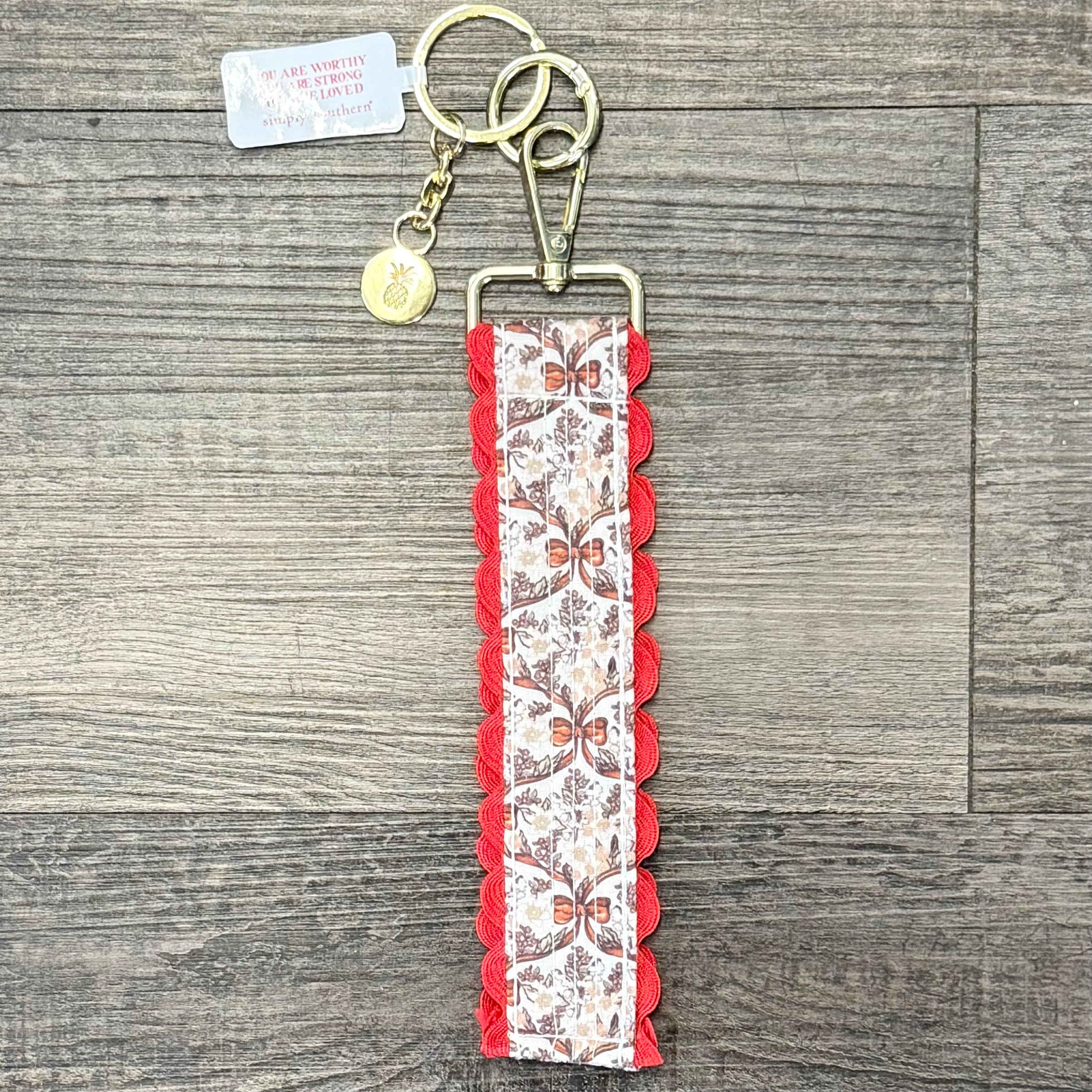 Lace Keyfob by Simply Southern~Bow Frame