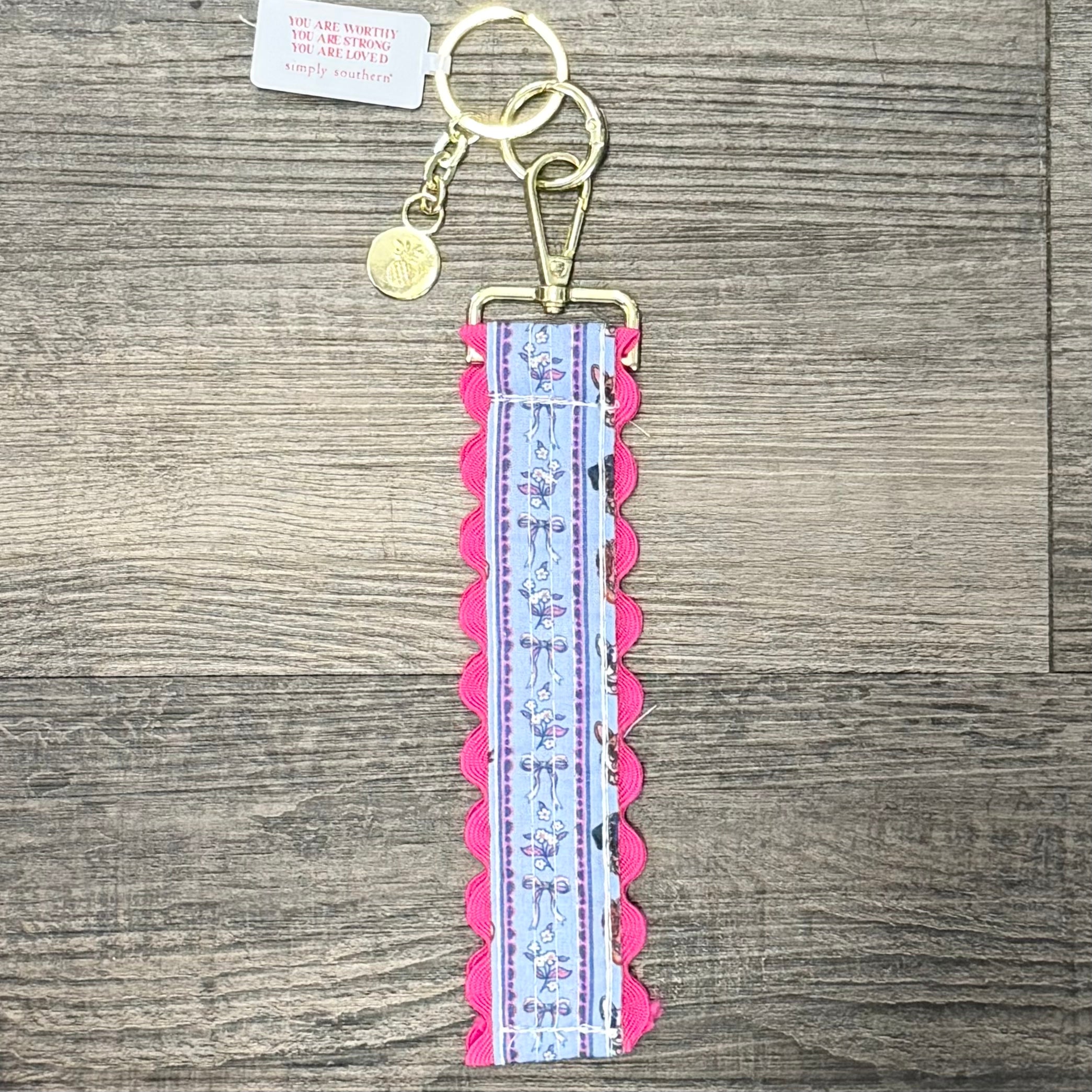 Lace Keyfob by Simply Southern~Dog Bow