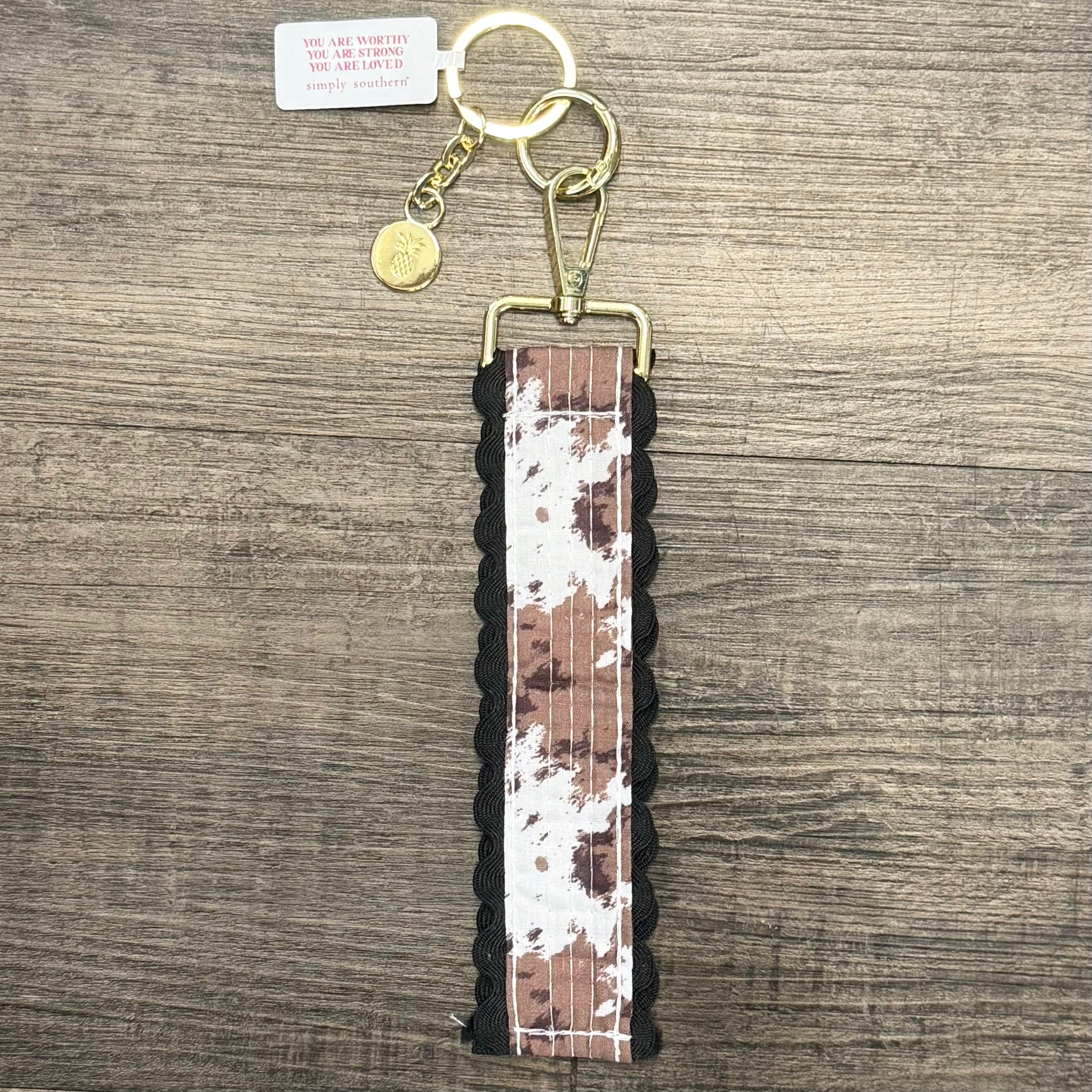 Lace Keyfob by Simply Southern~Cow