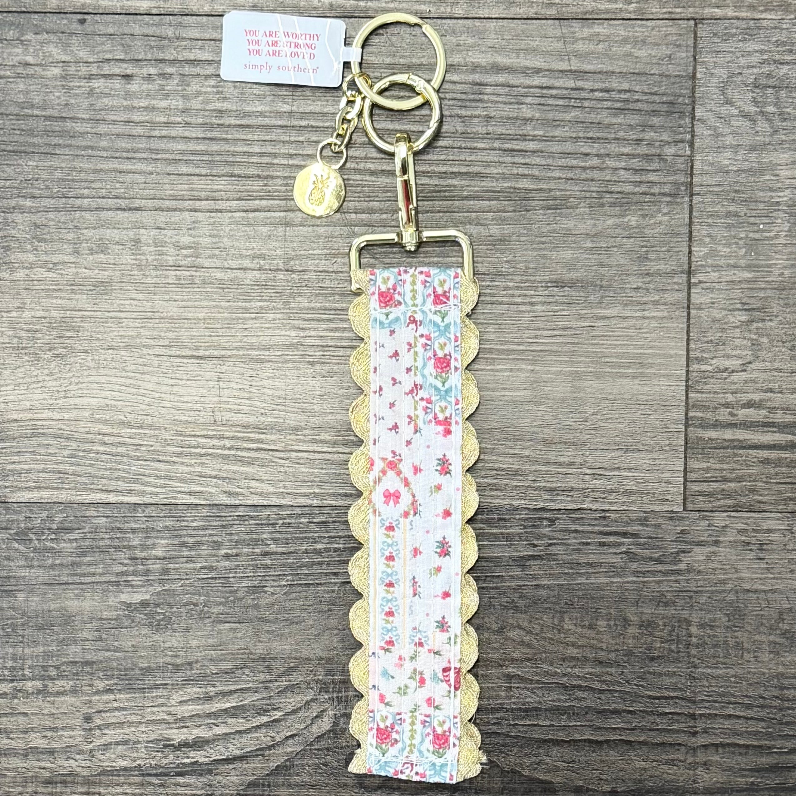 Lace Keyfob by Simply Southern~Quilted Ribbon