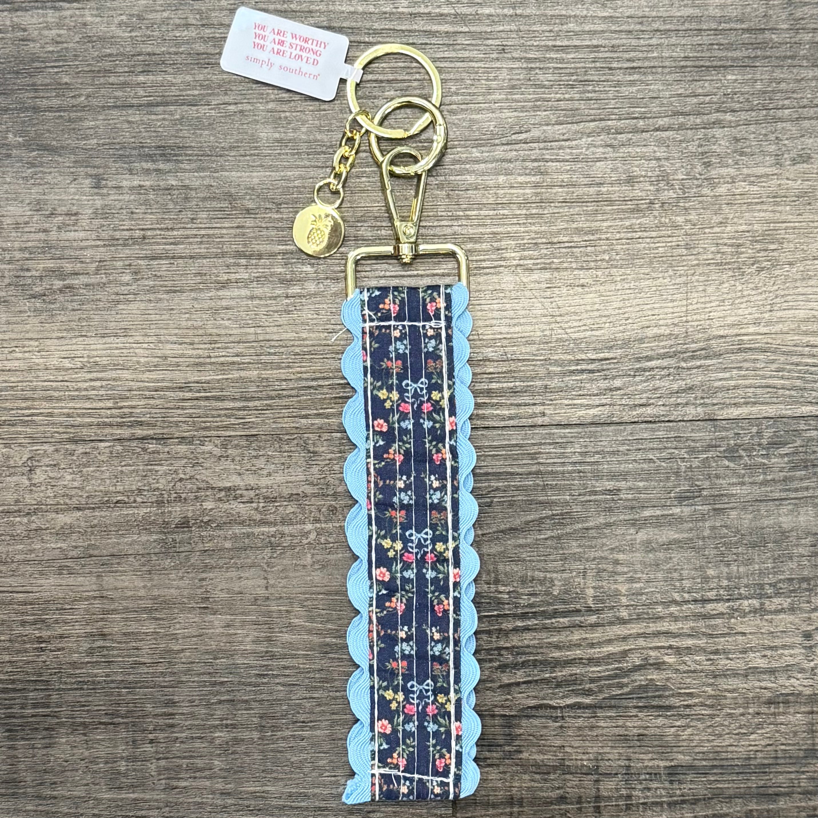 Lace Keyfob by Simply Southern~Ribbon Flower